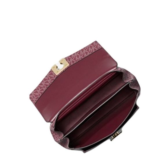 MICHAEL KORS LITA TWO-TONE LOGO CROSSBODY BAG - Picture 3 of 6